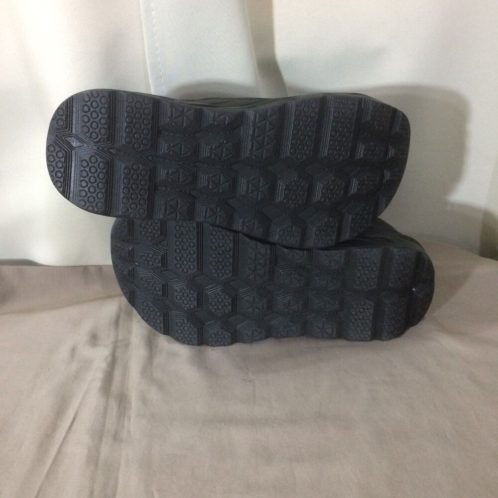 NEW OrthoComfoot Womens 6 Black Walking Shoes Extra Wide Hook Loop Comfort New - Picture 6 of 9